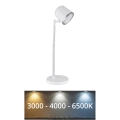 Globo - Lampe de table tactile à intensité variable 4en1 LED/6W/3,7V 3000K/4000K/6500K 1500 mAh USB blanc