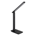 Globo - Lampe de table tactile à intensité variable rechargeable LED/5W/5V 2700/4000/6500K 1800 mAh noir