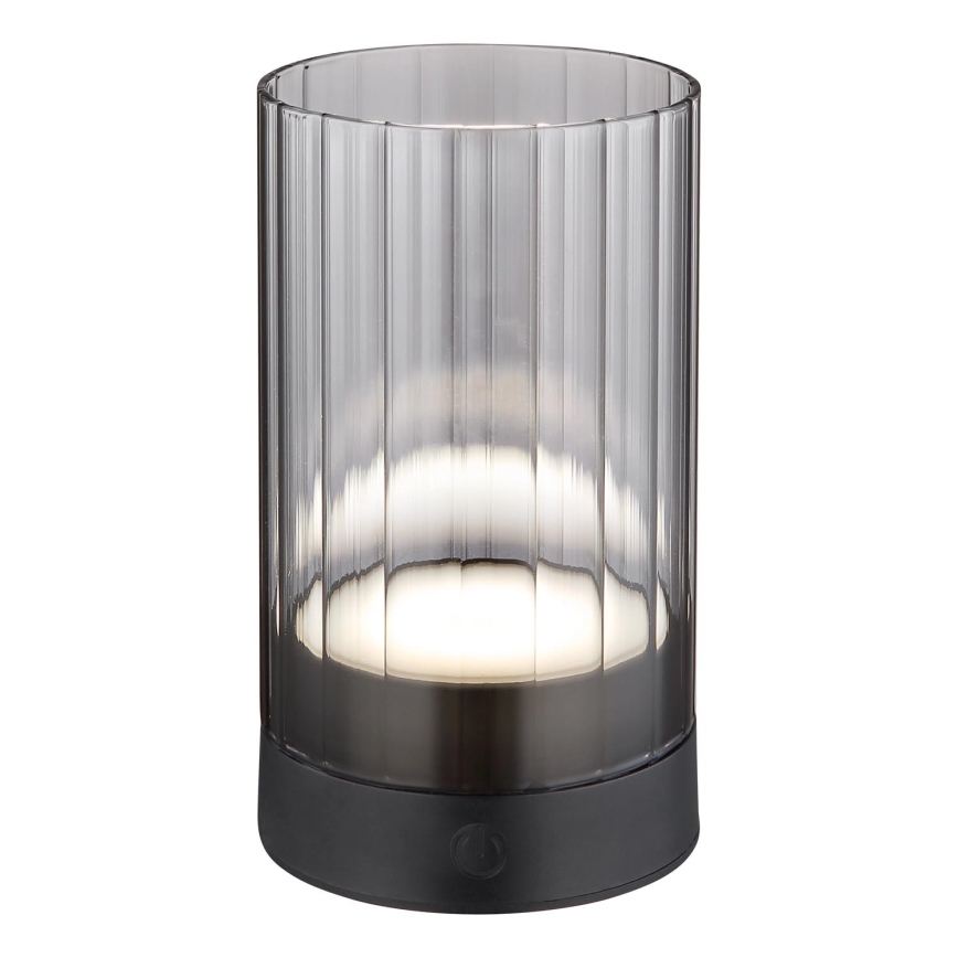 Globo - Lampe de table tactile extérieure à intensité variable et rechargeable LED/2W/3,7V 2700/4000/6500K 1200mAh IP44 gris
