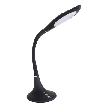 Globo - Lampe de table tactile flexible à intensité variable LED/9W/230V 3000/4500/6500K noir
