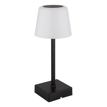 Globo - Lampe de table tactile LED dimmable LED/2W/5V 3000/4500/6500K 800 mAh noire