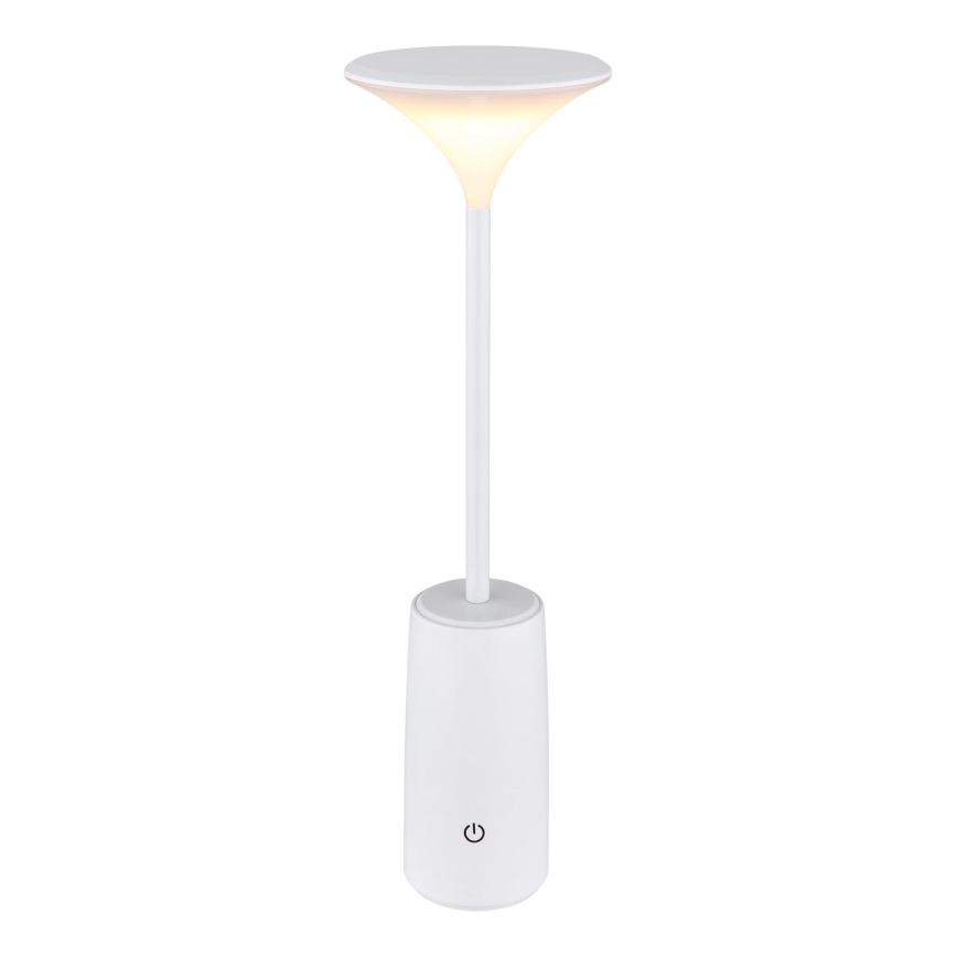 Globo - Lampe de table tactile rechargeable et à intensité variable LED/1,2W/3,7V 3000K 1500mAh blanc