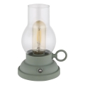 Globo - Lampe de table tactile rechargeable et à intensité variable LED/1W/3,7V 1200 mAh vert