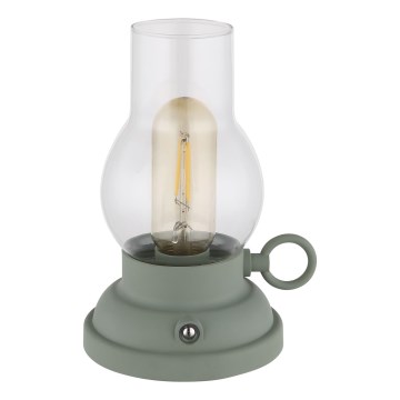 Globo - Lampe de table tactile rechargeable et à intensité variable LED/1W/3,7V 1200 mAh vert