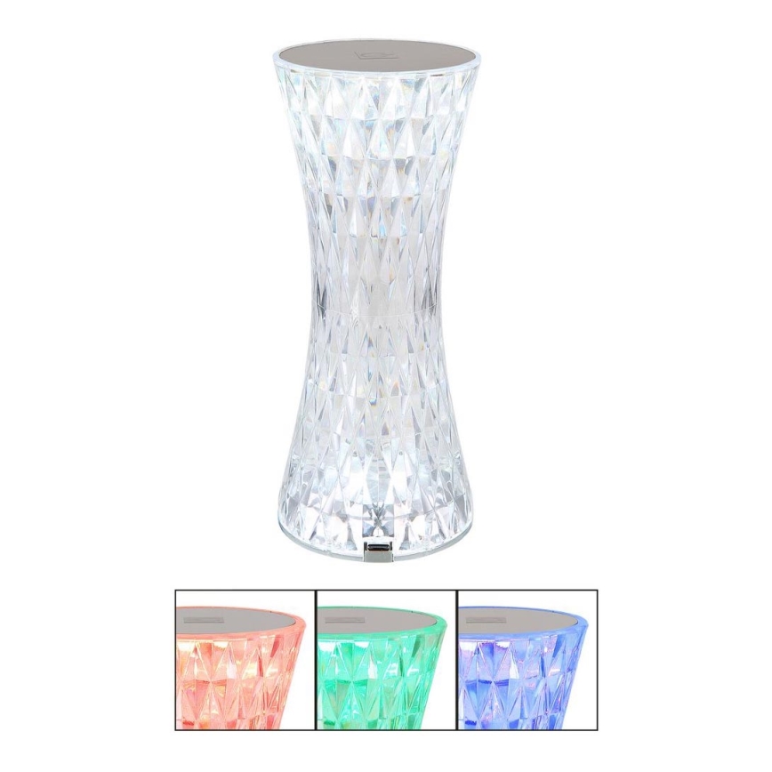 Globo - Lampe de table tactile RGB LED/1W/5V 800 mAh