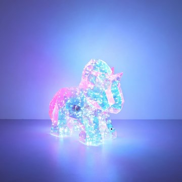 Globo - Lampe décorative de table LED rechargeable et dimmable LED/4W/5V 1800 mAh Licorne