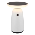 Globo - Lampe solaire tactile à intensité variable LED/10W/230V IP54 blanc
