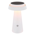 Globo - Lampe solaire tactile à intensité variable LED/4W/3,7W IP54 blanc