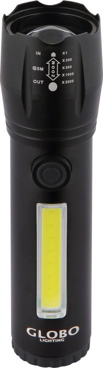 Globo - Lampe torche rechargeable LED/3W/5V + COB/3W 5500K 1200 mAh