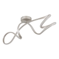Globo - LED Bevestigde Hanglamp LED/30W/230V mat chroom