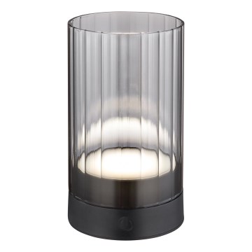 Globo - LED Buiten dimbaar oplaadbaar aanraken tafellamp LED/2W/3,7V 2700/4000/6500K 1200mAh IP44 grijs
