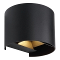Globo - LED buitenwandlamp 2xLED/3W/230V IP54 zwart
