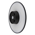 Globo - LED Buitenwandlamp LED/15W/230V 3000/4000/6000K Ø 25,2 cm IP44 zwart