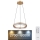 Globo - LED Dimbaar kristal Hanglamp aan een touw LED/36W/230V 2700K-6000K + afstandsbediening