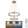 Globo - LED Dimbaar kristal Hanglamp aan een touw LED/78W/230V 2700K-6000K + afstandsbediening