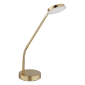 Globo - LED Dimbare aanraaktafellamp LED/6,5W/230V 2700/3350/4000K messing