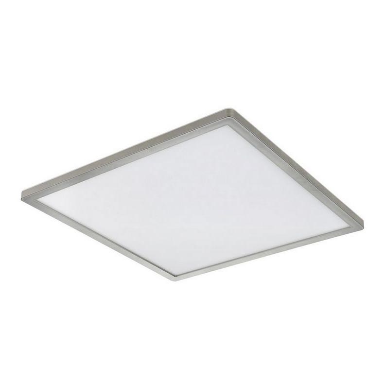 Globo - LED Dimbare badkamer plafondverlichting LED/18W/230V 29,4x29,4 cm IP44 mat chroom