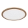 Globo - LED Dimbare badkamer plafondverlichting LED/18W/230V diameter 29,4 cm IP44 bruin