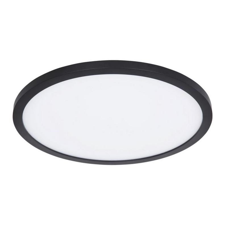 Globo - LED Dimbare badkamer plafondverlichting LED/18W/230V diameter 29,4 cm IP44 zwart