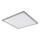 Globo - LED Dimbare badkamer plafondverlichting LED/24W/230V 42x42 cm IP44 mat chroom