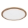 Globo - LED Dimbare badkamer plafondverlichting LED/24W/230V diameter 42 cm IP44 bruin