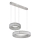 Globo - LED dimbare hanglamp aan kabel LED/80W/230V 2700-6000K + afstandsbediening