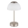 Globo - LED Dimbare oplaadbare tafellamp LED/2,5W/5V 1800mAh 2700K/4000K/6500K mat chroom