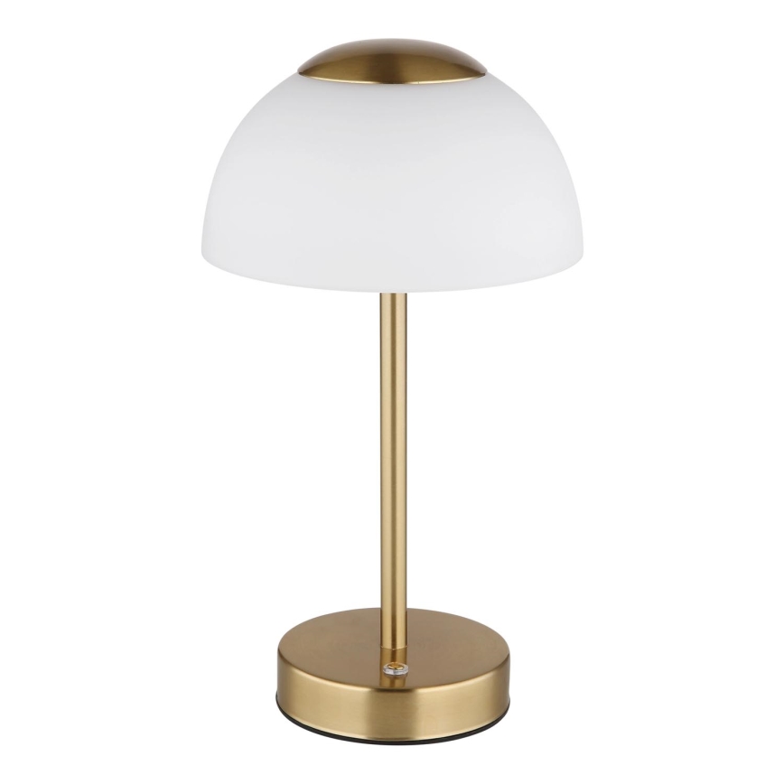 Globo - LED Dimbare oplaadbare tafellamp LED/2,5W/5V 1800mAh 2700K/4000K/6500K messing