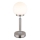 Globo - LED Dimbare oplaadbare touch tafellamp LED/2,5W/5V 1800mAh 2700/4000/6500K mat chroom