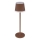 Globo - LED Dimbare oplaadbare touch tafellamp LED/4,6W/3,7V 3000K 1800mAh bruin IP54