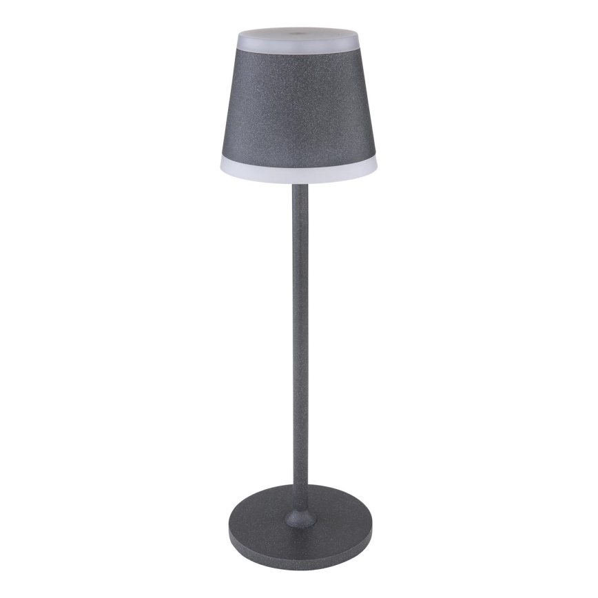 Globo - LED Dimbare oplaadbare touch tafellamp LED/4,6W/3,7V 3000K 1800mAh grijs IP54