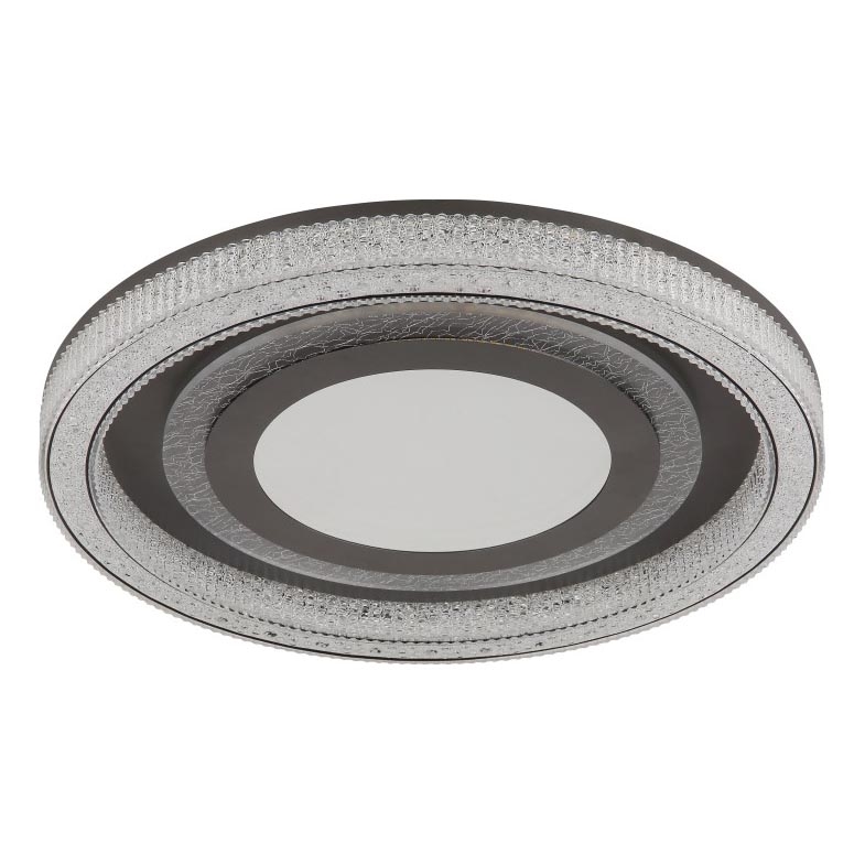 Globo - LED dimbare plafondlamp LED/48W/230V 2700-6000K Ø 48 cm antraciet + afstandsbediening