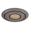 Globo - LED-dimbare plafondlamp LED/60W/230V 3000-6500K Ø 55 cm zwart + afstandsbediening