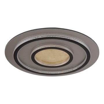 Globo - LED-dimbare plafondlamp LED/60W/230V 3000-6500K Ø 55 cm zwart + afstandsbediening