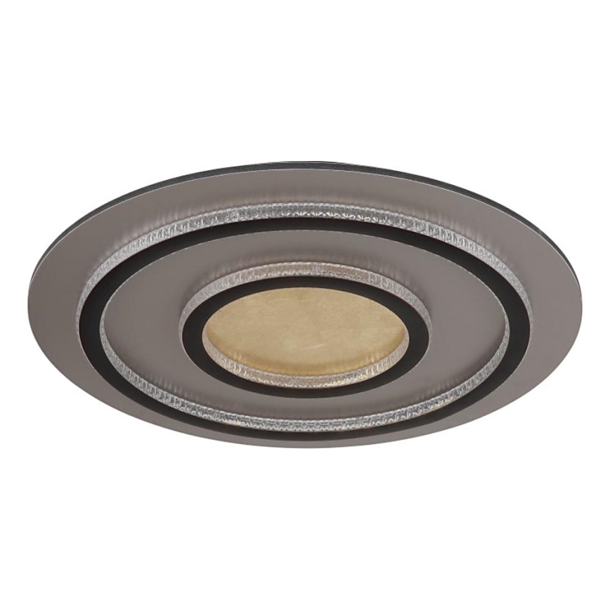 Globo - LED-dimbare plafondlamp LED/60W/230V 3000-6500K Ø 55 cm zwart + afstandsbediening