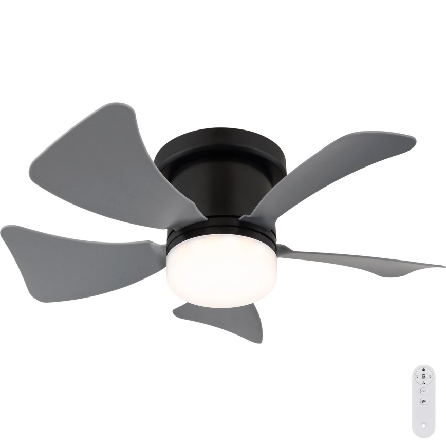 Globo - LED dimbare plafondventilator LED/10W/230V 3000-6500K grijs + afstandsbediening