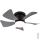 Globo - LED dimbare plafondventilator LED/10W/230V 3000-6500K grijs + afstandsbediening