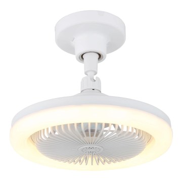 Globo - LED dimbare plafondventilator LED/20W/230V 3000-6500K wit + afstandsbediening