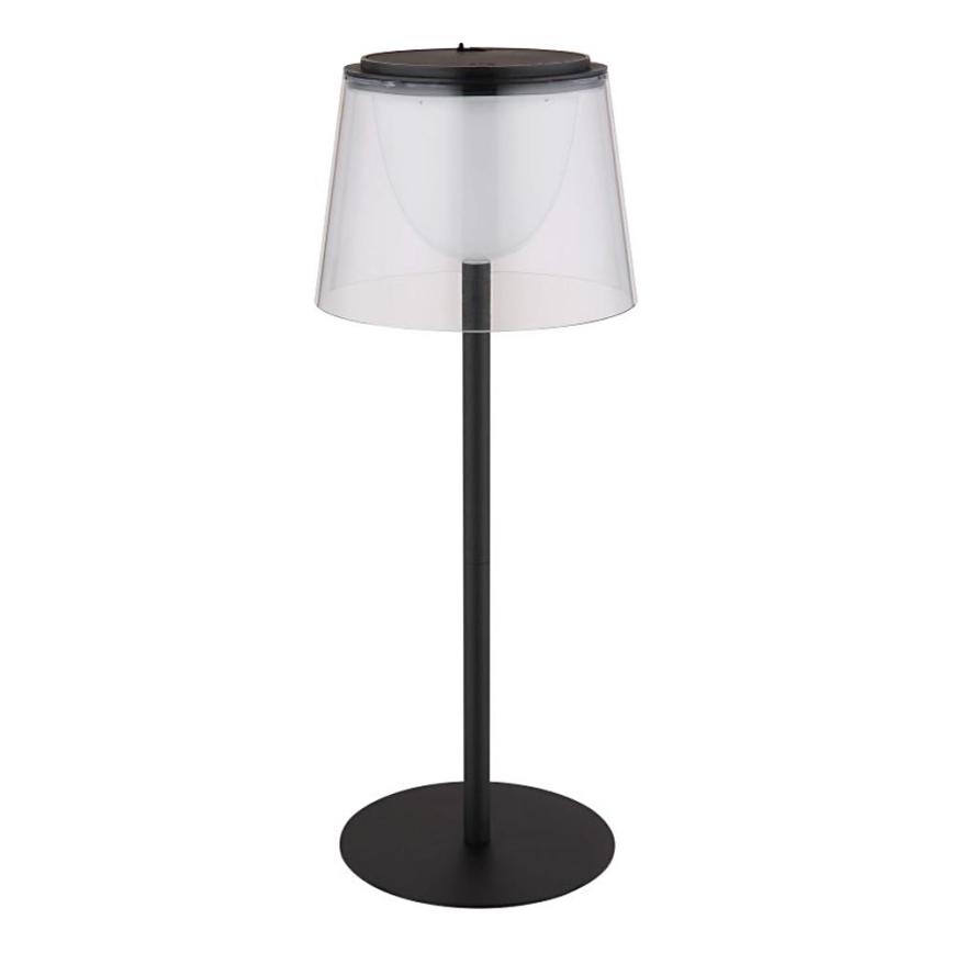 Globo - LED dimbare touch buiten tafellamp LED/1,8W/5V IP44 1800 mAh zwart/helder
