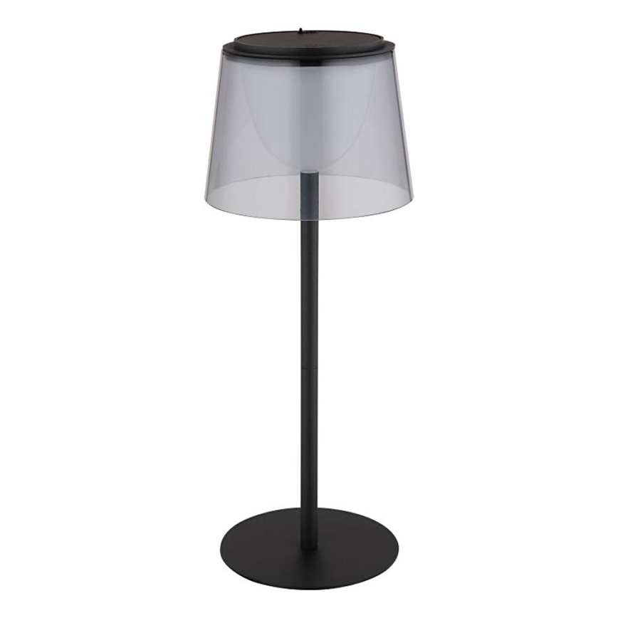 Globo - LED dimbare touch buiten tafellamp LED/1,8W/5V IP44 1800 mAh zwart/rookglas
