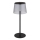 Globo - LED dimbare touch buiten tafellamp LED/1,8W/5V IP44 1800 mAh zwart/rookglas