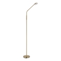 Globo - LED dimbare vloerlamp met touchbediening LED/6,5W/230V 2700/3350/4000K messing