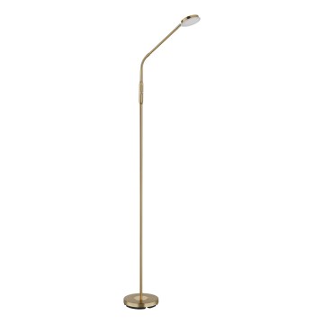 Globo - LED dimbare vloerlamp met touchbediening LED/6,5W/230V 2700/3350/4000K messing