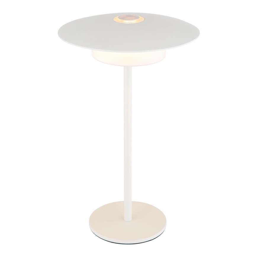 Globo - LED Draadloze Buiten Touch Tafellamp LED/3W/3,7V 1800/2700/3000K IP44 1800 mAh wit