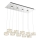 Globo - LED Hanglamp aan een koord LED/92W/230V 4000K glanzend chroom/doorzichtig