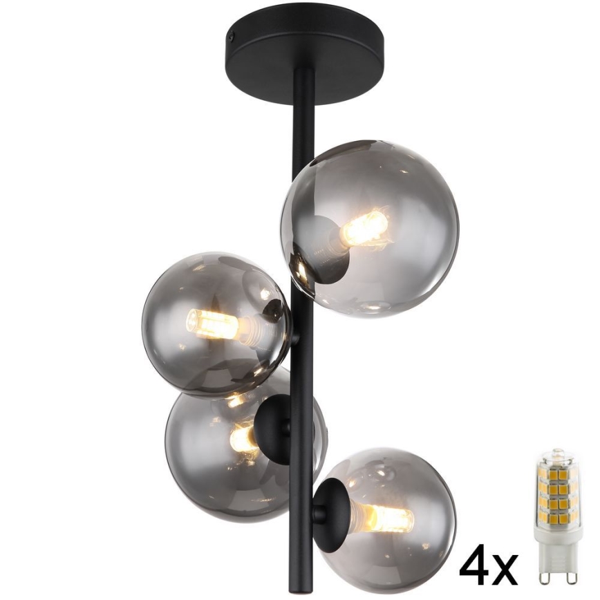 Globo - LED Hanglamp met vaste pendel 4xG9/3W/230V