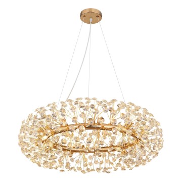 Globo - LED Kristallen hanglamp aan een koord 20xG9/3,5W/230V