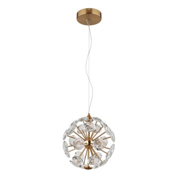 Globo - LED-kroonluchter aan kabel LED/12W/230V 3000K goudkleurig