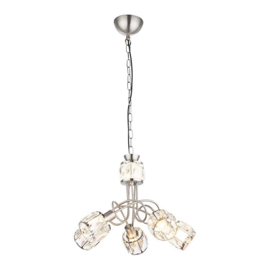 Globo - LED kroonluchter aan ketting 5xE14/40W/230V + LED/5W