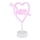 Globo - LED Neon tafel decoratie LED/2W/3xAA hart